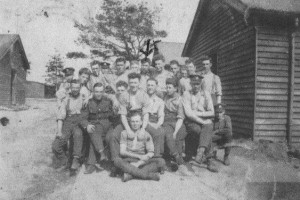 HOZ - John Alvin McKay back row centre in England