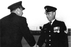 HOZ - Sutherland Kenneth Alexander receiving Korean Medals