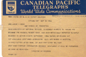 Wood - telegram 1
