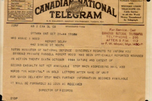 Wood - telegram 3