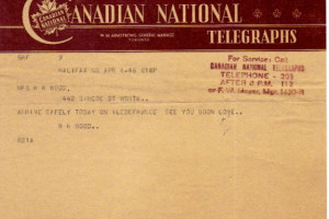 Wood - telegram 6